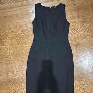 Club Monaco Shift Black Dress Size 4